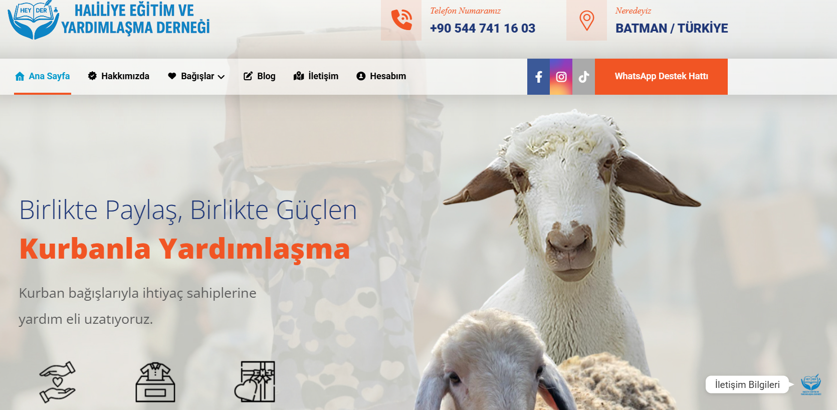 Haliliye Eğitim ve Yardımlaşma Derneği Web Tasarım & SEO